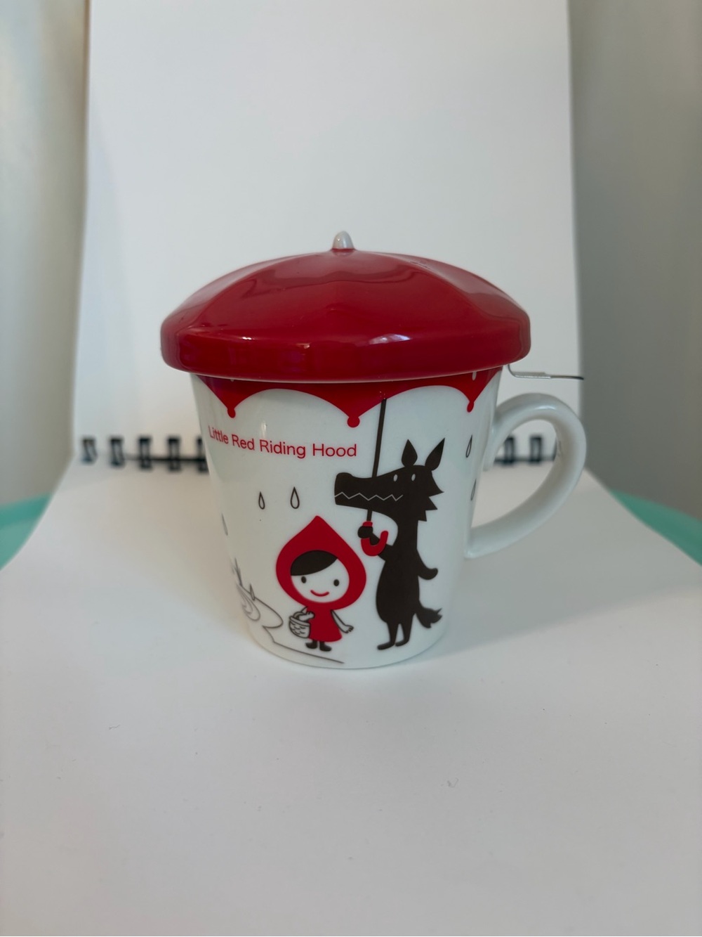 Decole Otogicco Little Red Riding Hood Umbrella Mug Tea Strained with Lid